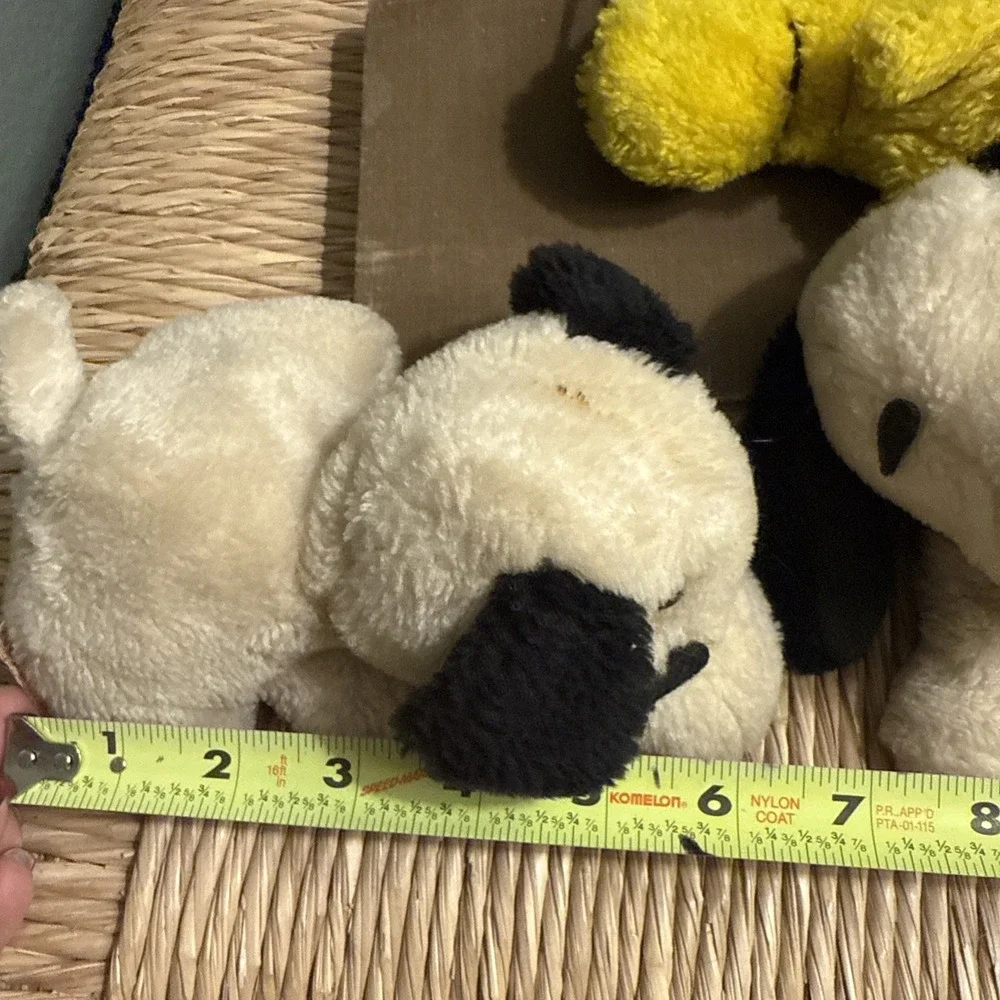 Vintage Peanuts Snoopy Woodstock Plush Lot of 3 Stuffed Animals Charlie Brown - Picture 6 of 9